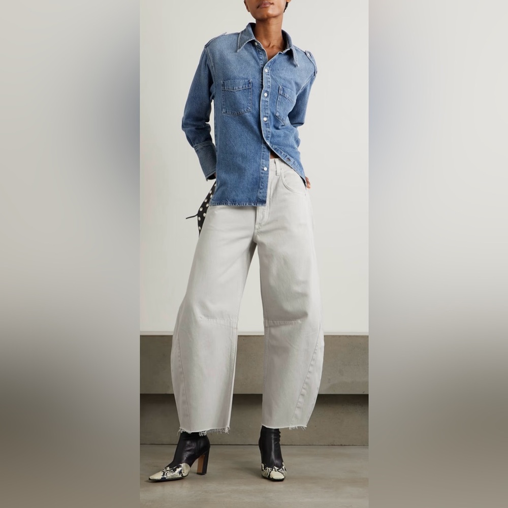 CITIZENS OF HUMANITY Horseshoe high-rise barrel-leg jeans
